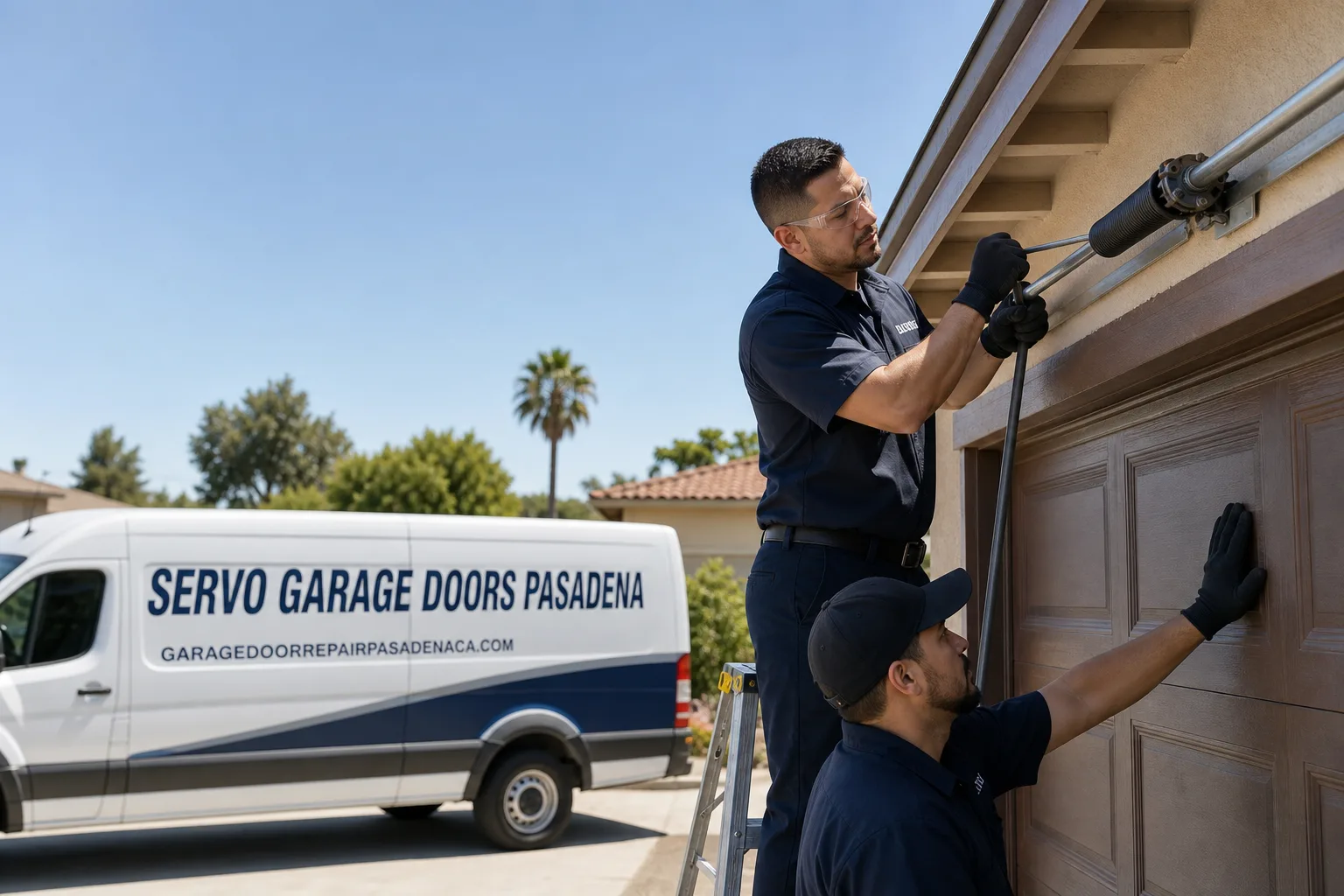 Servo Garage Doors Pasadena garage door team